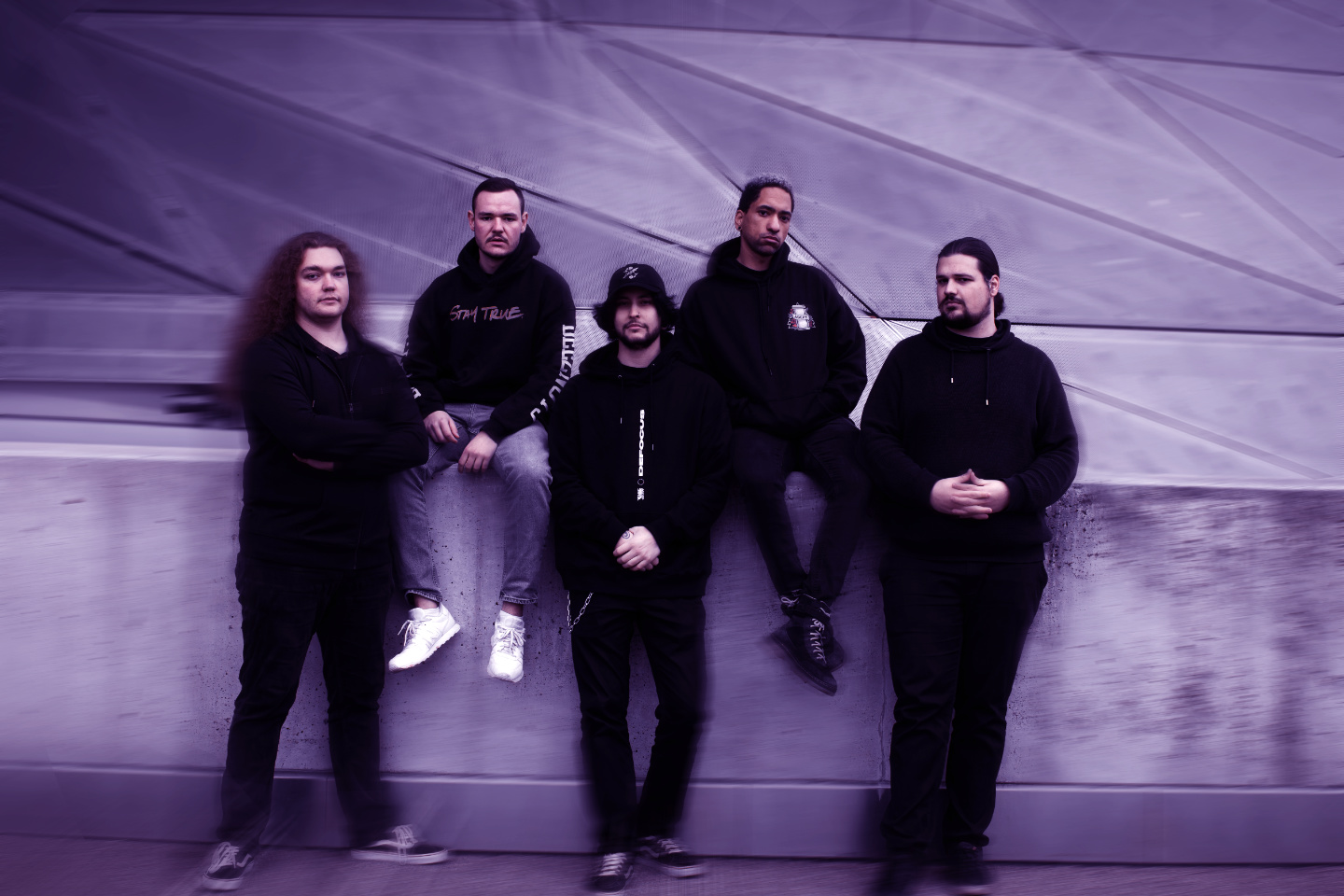 Bandfoto - Alle Mitglieder posieren